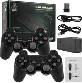 Resim 20000 Oyunlu 2.4G Kablosuz Çift Kol Retro Atari Game Stick 