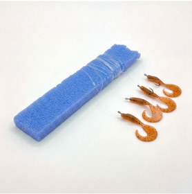 Resim 4 İğneli Silikon Çapari Takım - Fishack - Silikon Kurt Yemli 