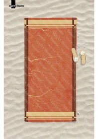 Resim Marte Home Baskılı Plaj Havlusu Turuncu 