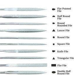 Resim Rekotools Rekotools-Elmas Saatçi Eğe Seti 10 Parça 