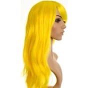 Resim Sarı Renk Uzun Parti Peruğu 