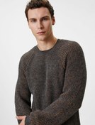 Resim Triko Kazak Bisiklet Yaka Dokulu Uzun Kollu 