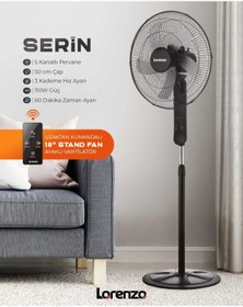 Resim Lorenzo serin uzaktan kumandalı vantilatör 