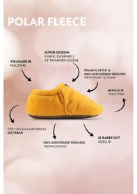 Resim Hopfrög Kids Polar Fleece Yeşil Polar Barefoot Patik Yeşil 