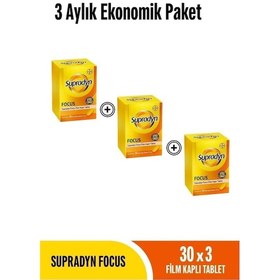 Resim Supradyn Focus 3 x 30 Tablet 