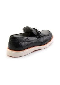 Resim Bambi Siyah Leather Erkek Loafer Ayakkabı E01054182440 Siyah 
