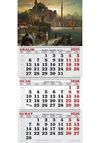 Resim 2026 Yılı Gemici Takvimi-constantinople İstanbul 