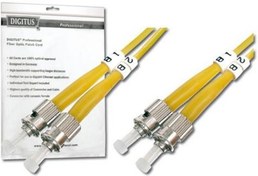 Resim DK-2911-02 Digitus ST-ST Fiber Optik Patch Kablo, 2 metre, Singlemode, Duplex, 09/125 