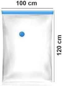 Resim Tarix Vakumlu Hurç, Dolap Düzenleyici Elbise Saklama Poşeti, 2 adet 100x120cm (XX-Large) 