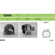 Resim Valeo 439584-alternatör 14v 125a Clıo Iı-kng-logan 1.5dcı 