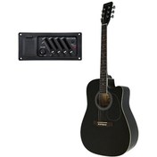 Resim Almira F650N-BKC Siyah Elektro Akustik Gitar 
