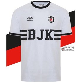 Resim Beşiktaş Orijinal Lisanslı Nostalji Beyaz Bjk Çocuk Forma Beyaz 
