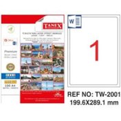 Resim Tanex Tw-2001 199.6X289.1 MM Sevkiyat ve Lojistik Etiketi 