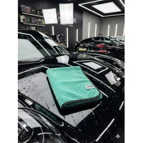 Resim Ellesill Ithal Ultrafiber Araç Kurulama Bezi Büyük Boy Leke Bırakmaz Oto Cam Silme Havlusu 75X55 cm - Turkuaz 