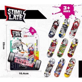 Resim Mini Parmak Kaykay Sök Tak Aksesuarlı 3+ Yaş Çok Renkli 