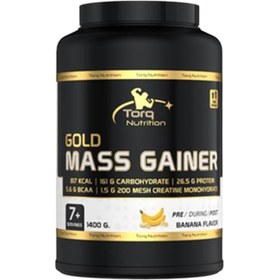 Resim Torq Nutrition Gold Mass Gainer Karbonhidrat Tozu 1400 gr - Muz 