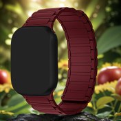 Resim For Apple Watch Bantları için Manyetik Silikon - Güvenli Kapatma, Spor Döngüsü, Ter Geçirmez Yedek Parça Serisi 10/9/8/Ultra 2/SE için - 1 Paket, Plaj ve Spor Aksesuarları | Canlı Mor Kayış | Dayanıklı Silikon Malzeme, for Apple Watch Aksesuarları için 