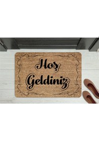 Resim Çok Renkli Dekoratif Çok Amaçlı Iç Ve Dış Kapı Önü Paspası Beyaz 