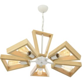 Resim Trendylight Silva 5 Li Beyaz Ahşap Modern Ahşap 