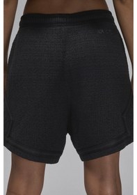 Resim Nike Air Jordan Loose Fit Women's Knit Shorts Kadın Bol Kesim Örgü Şort Siyah Siyah 