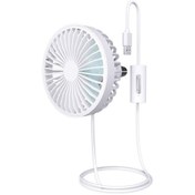 Resim Techmaster Araç Oto Havalandırma Taşınabilir 3 Kademe Işıklı Fan Vantilatör F829 