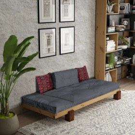 Resim Woodesk Arin Masif Natural-Gri Renk Sedir CPT8302-200 