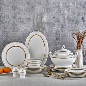 Resim Aryıldız Royal Queen Beylerbeyi 60 Parça Yemek Takımı 60027 