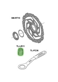 Resim Shimano SM-RT10 Center Lock Rotor 160 MM 