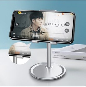 Resim Ally K7 Masaüstü Stand Cep Telefonu ve Tablet Tutucu Gümüş 