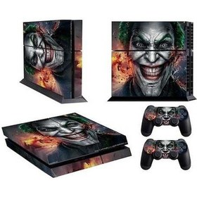 Resim Bosphorusboutique Sticker Sony Renk Ps4 Palyaço Moda Kılıf Koruyucu Film Desen Bucky İçin Özel Tasarım 