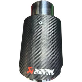 Resim Akrapovič 90 mm Tekli Egzoz Ucu | Sportif & Dayanıklı Paslanmaz Çelik 