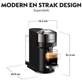 Resim Nespresso Vertuo Next Krups XN910C10 Kapsül Kahve Makinesi 