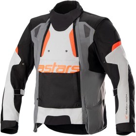Resim Alpinestars Halo Ds Korumalı Motosiklet Montu Koyu Gri 