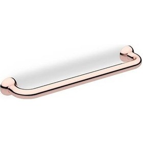 Resim Hafele Mobilya Kulpu Edna 128mm Parlak Bakır Bakır 