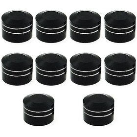 Resim Dianziye 10 Adet Harley Davidson Motosiklet Cnc Alüminyum Bolt Kapağı 10.5-12mm Siyah Kapak Örtüsü Topper Schrauben 