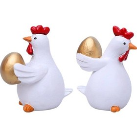 Resim Suntek 2 Parça Paskalya Heykeli Hediye Civciv Eve Taşınma Açıklandığı Gibi 