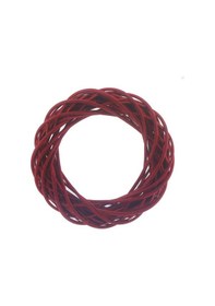 Resim Mutluadim 30Cm Doğal Ahşap Çelenk Kapı Süsü Çelengi 