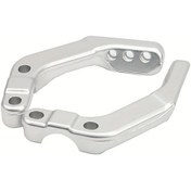 Resim Hightower 2 Adet Gümüş Alüminyum Alaşım Motosiklet El Koruma Braketi - Ayarlanabilir Açı, Dayanıklı Off-road 