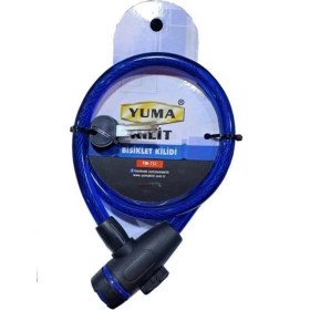 Resim Hsc Bilişim Yuma YM-751 80 cm 12 mm Bisiklet Kilidi 