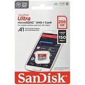 Resim Ultra 256 GB 150MB/s Micro SDXC UHS-I Hafıza Kartı SDSQUAC-256G-GN6MN Sandisk