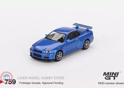 Resim 1:64 Mini GT 1999 Nissan SKYLINE GT-R (R34) VSPEC BAYSIDE 