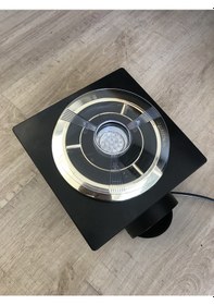 Resim Airluks 250 Radyal Lıgthfan Işıklı Sessiz Banyo Fanı Krom - Altın 