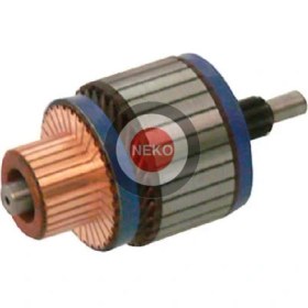 Resim MARŞ KOLLEKTÖRÜ 12V IM3081 RENAULT KANGO-CLIO - CITROEN BERLINGO-C5 - HYUNDAI ELENTRA - ÇUKUROVA FORKLİFT MITSUBISHI TİPİ ÇAP:53,6MM BOY:106,5MM 29 DİLİM 9 DİŞ 
