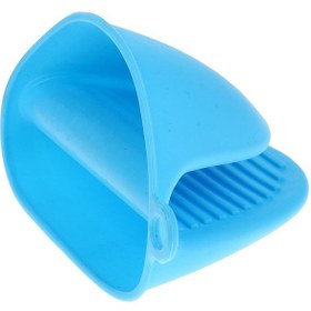 Resim Dolıty Silikon Güveç Tutucu Fırın Tutam Mitt Eldiven Isıya Mavi Çok Renkli 