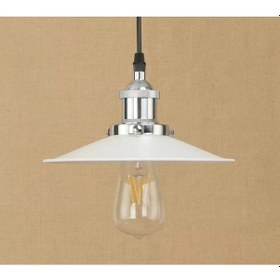 Resim Rsylight Retro Metal Beyaz Dekoratif Rustik Kafe Mutfak Sarkıt Av 