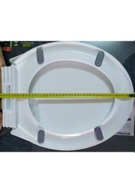 Resim Elitra Sessiz Yavaş Kapanan Amortisörlü Klozet Kapak Akdeniz Tip 