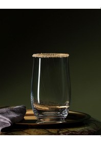 Resim Madame Coco Lucinda Optikli 4'lü Kristal Meşrubat Bardağı Seti 380 ML 