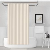 Resim Zethome Jackline Banyo Duş Perdesi 0010 Krem Tek Kanat 1X180X200 