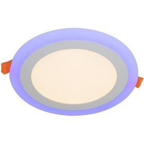 Resim Led Panel Spot Çift Renkli 3+3 W Beyaz - Mavi 