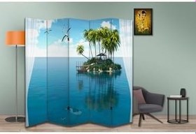 Resim Manzara Temalı Özel Tasarım Paravan Room Divider PRV1232, 180 x 180 